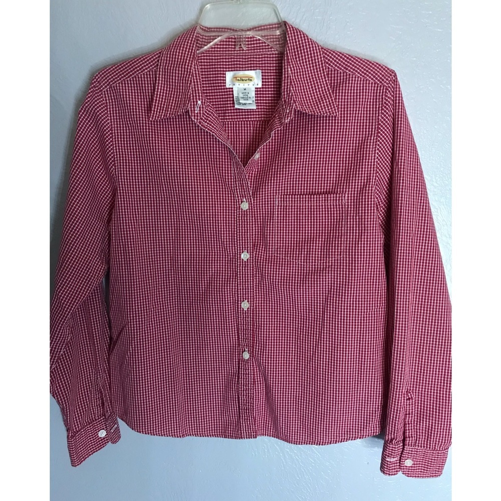 Talbots red shirt top M